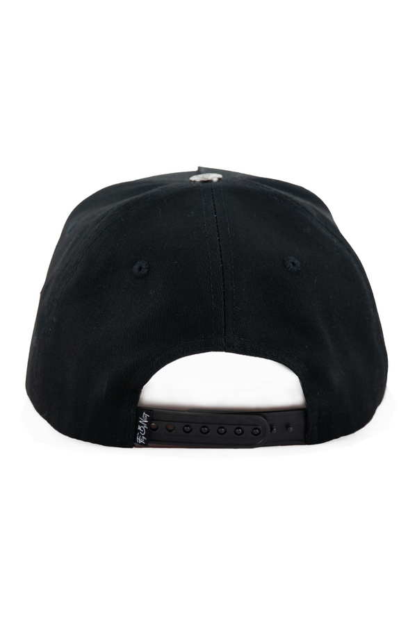Kaleb Orange Flame Saint Trucker Hat